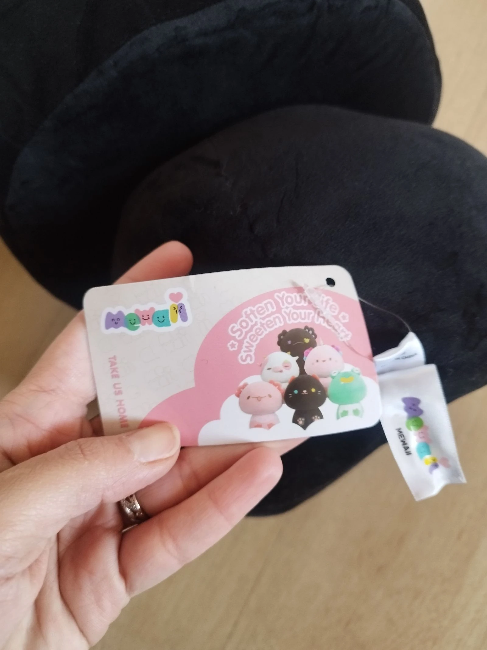 Peluche gato preto Kawaii – photo 4
